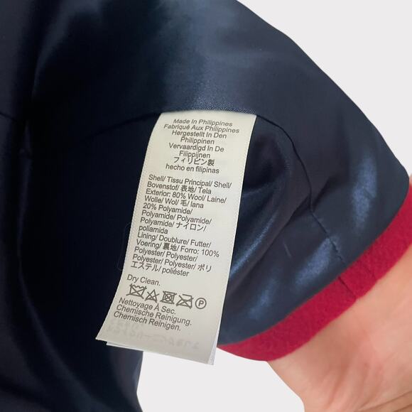 J.Crew Villa Cocoon Coat Italian Stadium Cloth Nello Gori Size 4 NWT Standing - Picture 10 of 13